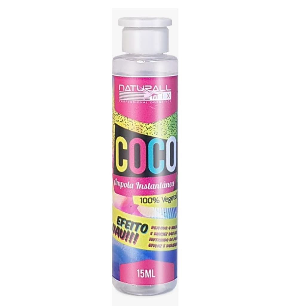Ampola Tratamento Capilar Hidratação Instantânea Coco Naturall Mix