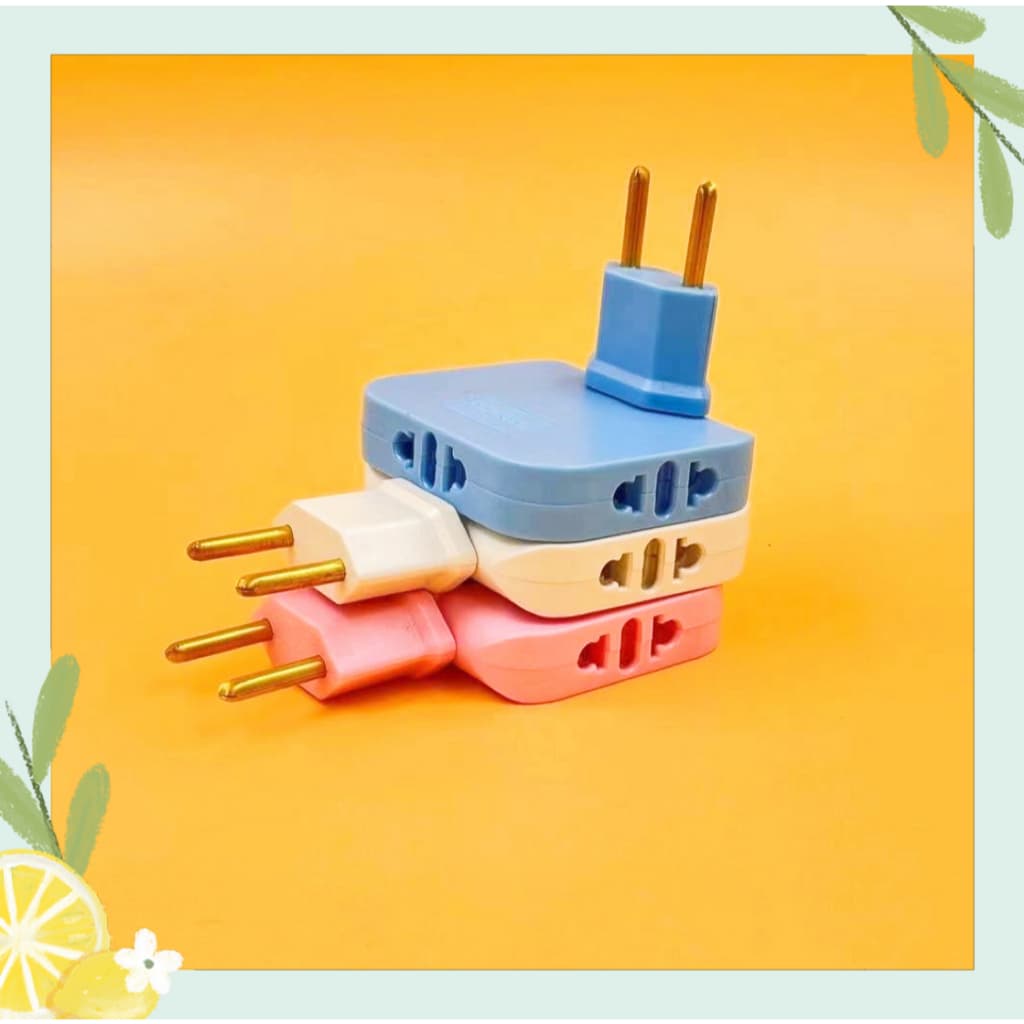 Adaptador Benjamin T Articulado Pino Plug 3 Saidas 10a
