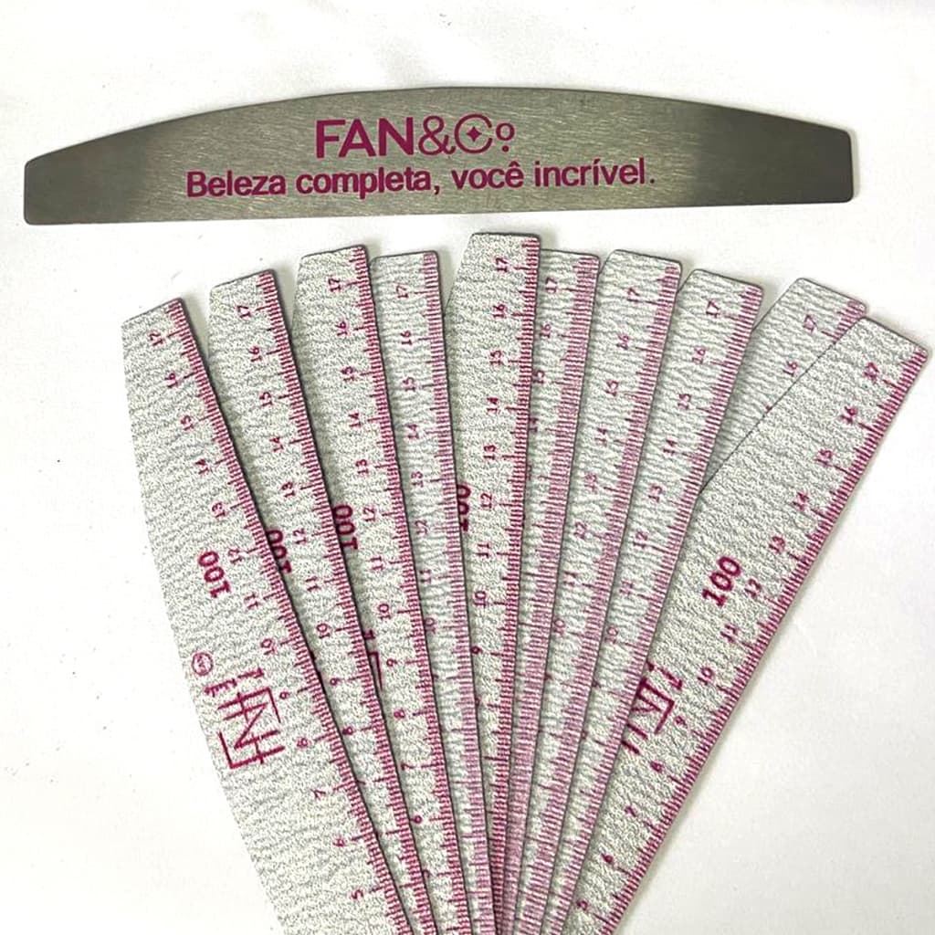 Lixa Reutilizável boomerang Placa De Ferro Com Refil 100/180 10 unidades