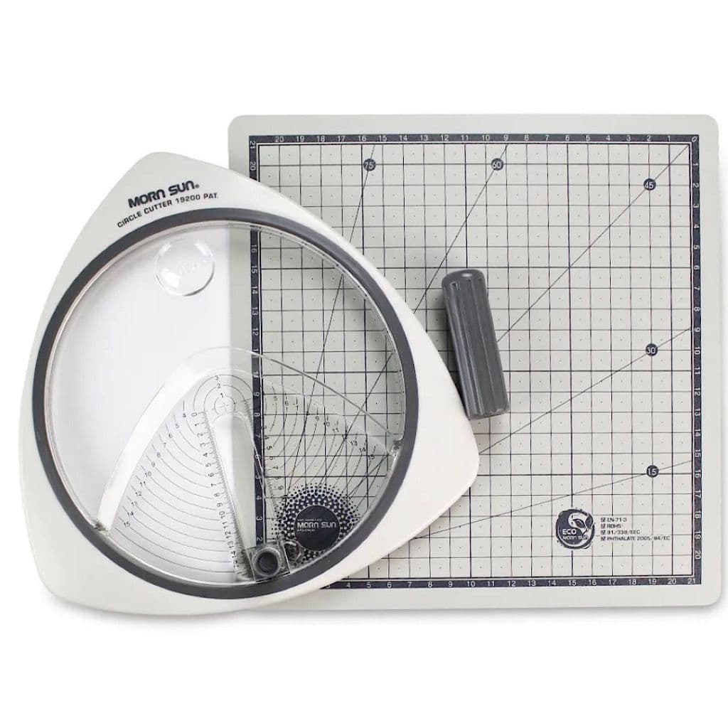 Kit Cortador Circular Com Base De Corte Precisão Scrapbook