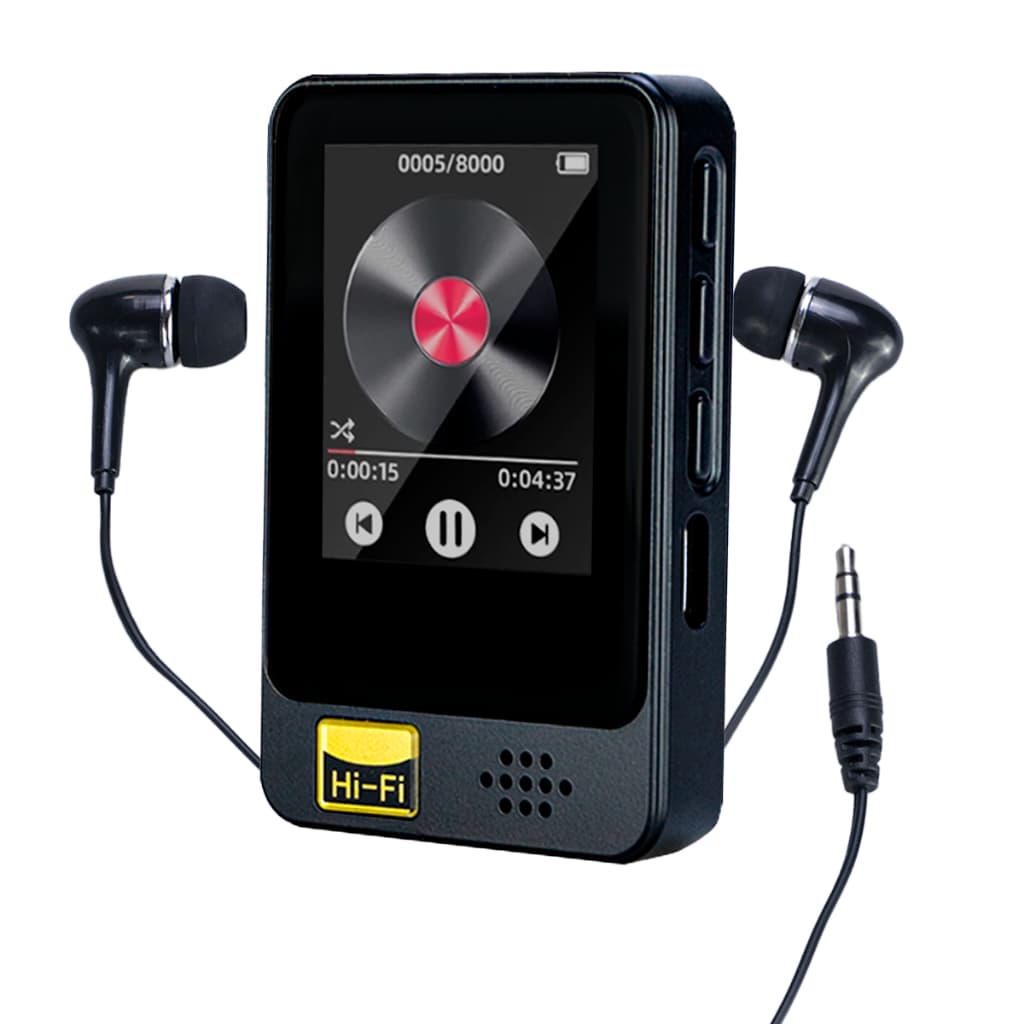 Leitor De Mp3 E Mp4 Hifi Digital Com Tela De 1,77'' Iigenai
