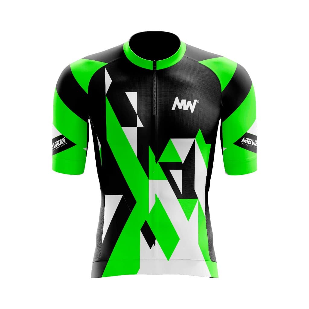 CAMISA CICLISMO MTB PRETA E VERDE 2024 MASCULINA/ FEMININA /INFANTIL