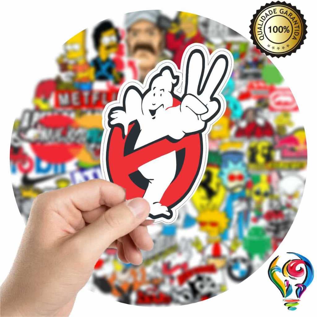 Adesivo Fantasma Sticker Para Bike Skate Moto Capacete Carro Caminhão notbook