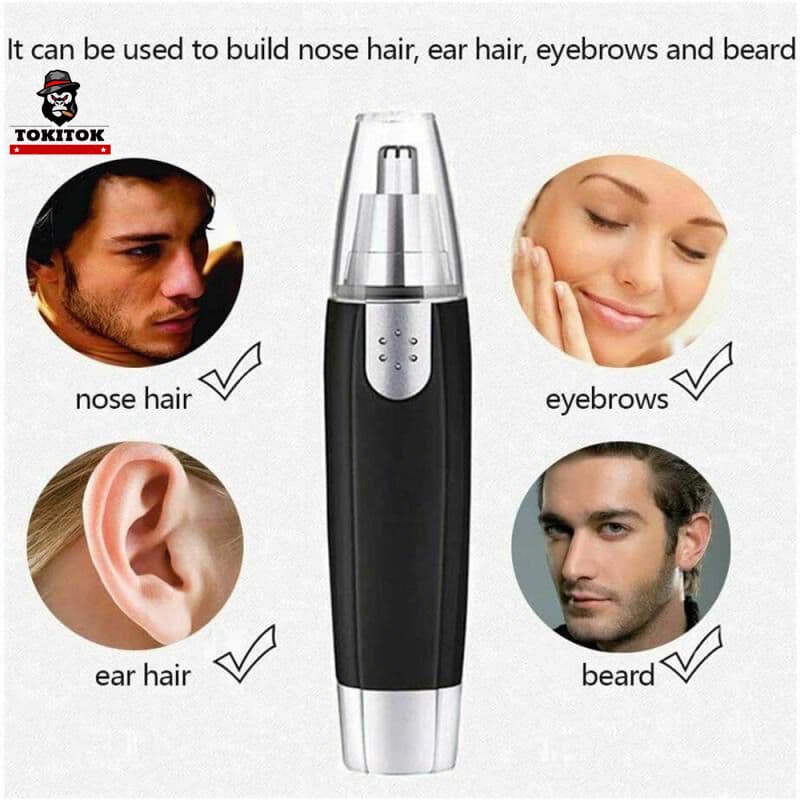 Depilador Elétrico Removedor para Nariz e Orelhas Elétrico/Portátil para Nariz/Orelha/Rosto / Depilador Facial