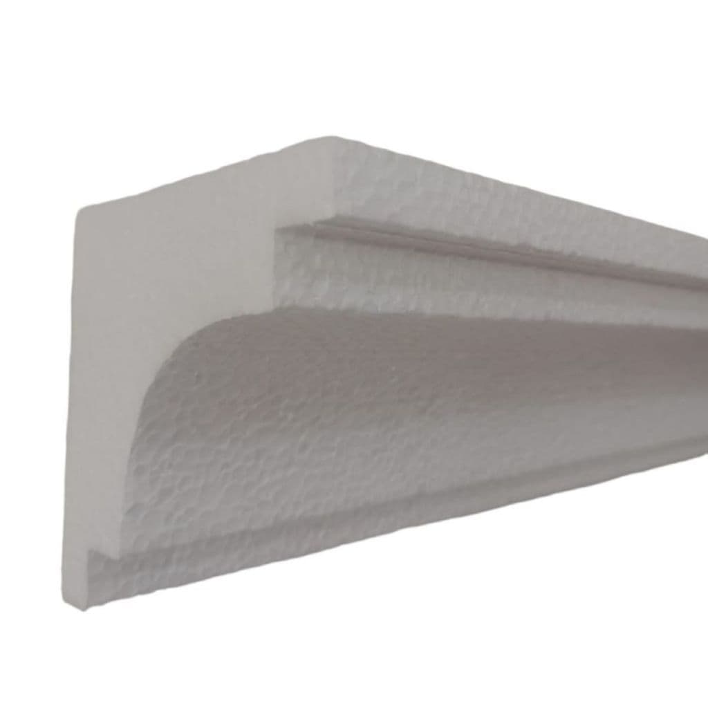 Moldura Externa Isopor EPS Fachada Pingadeira Modelo G143 10x10 cm  Kit 12 metros