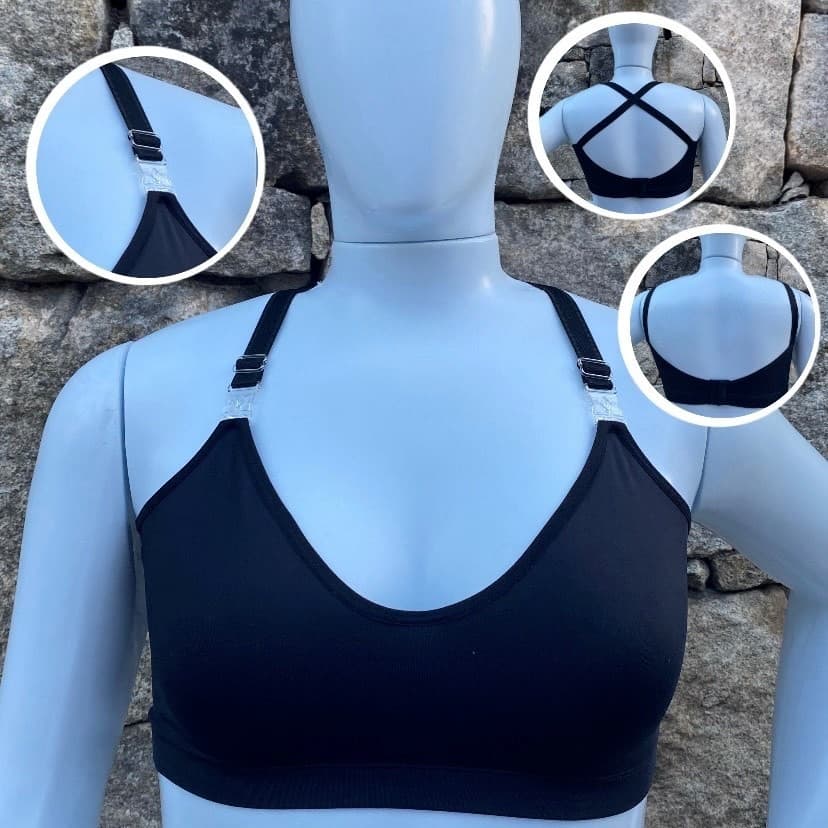 Sutia Plus Size Reforçado Pós Cirúrgico Alças Multifuncionais