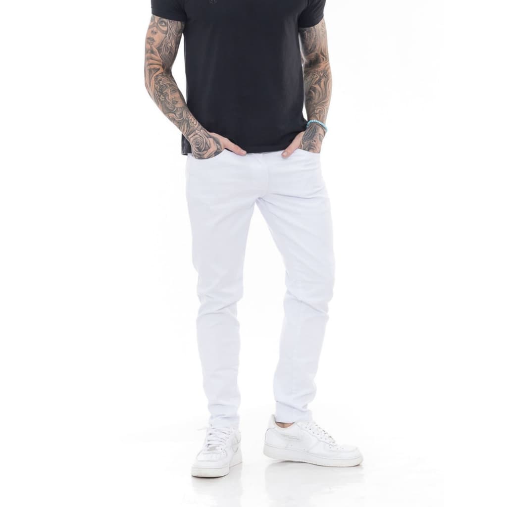 CALÇAS  SARJA JEANS MASCULINO  colorido MODELO SLIM FIT