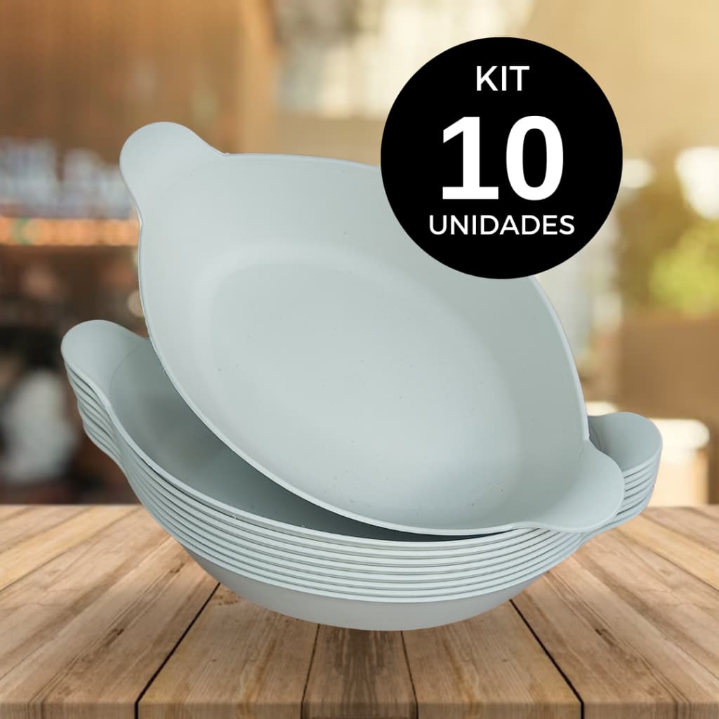 Kit 10 petisqueira barquinha para petiscos churrasco festa tábua de frios para servir amendoim caldo