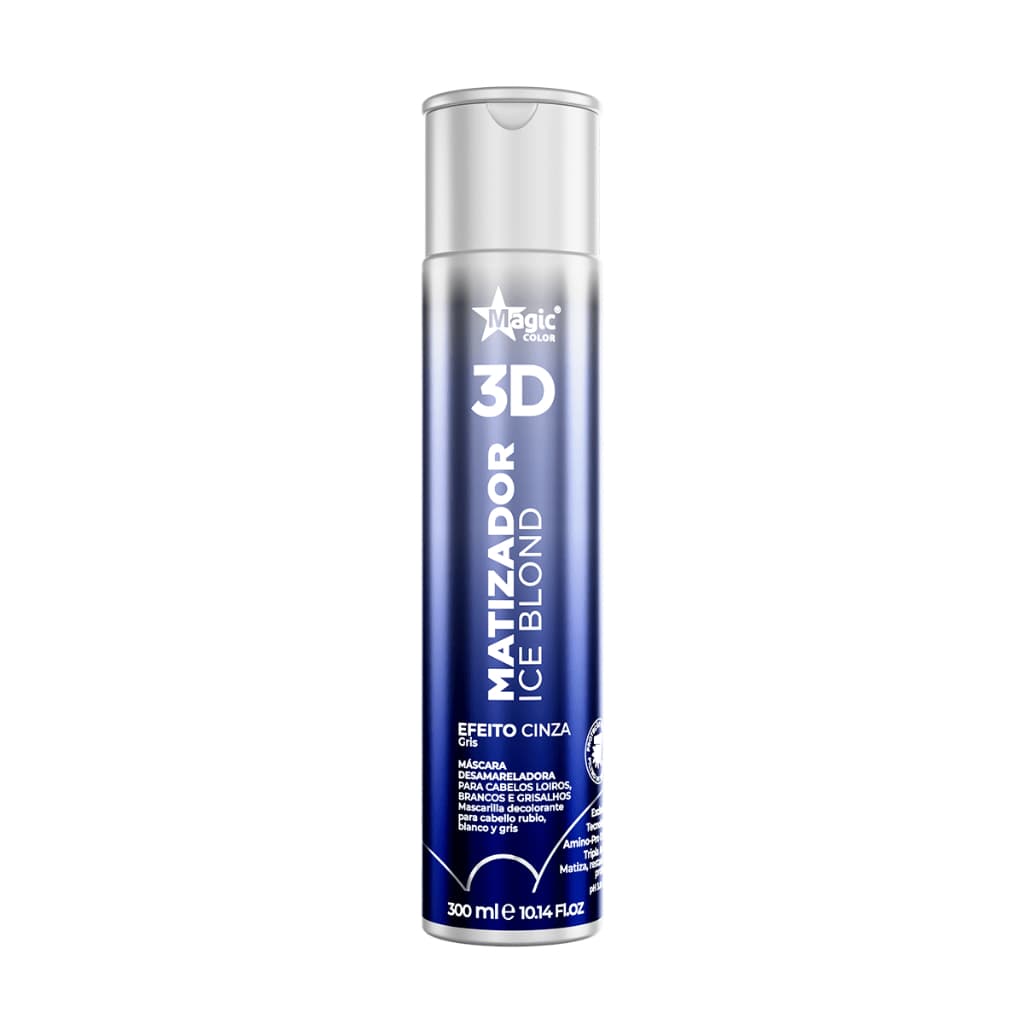 Magic Color Matizador 3D Ice Blond Efeito Cinza 300ml Desamarelador