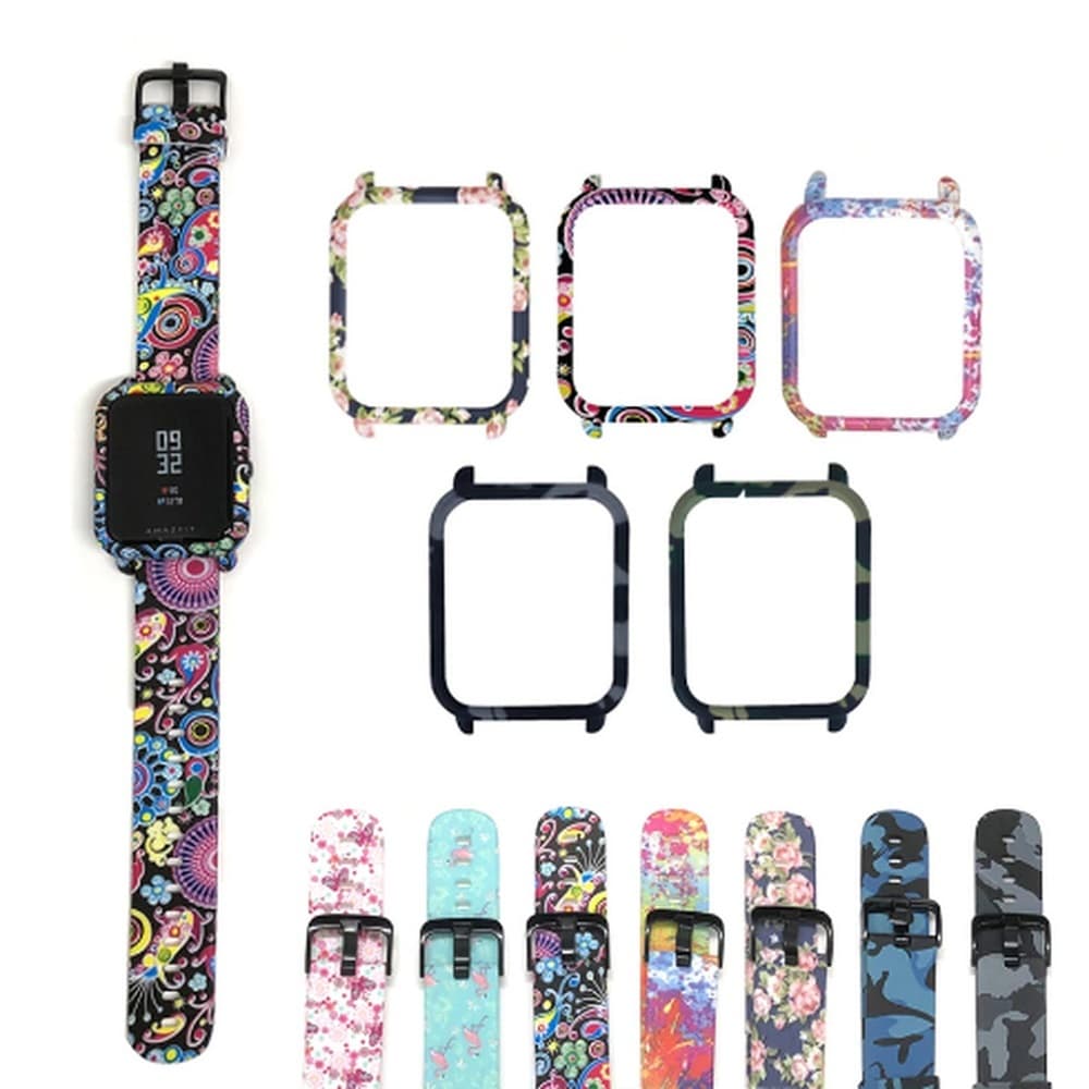Kit Pulseira + Case Bumper P/ Xiaomi Amazfit Bip