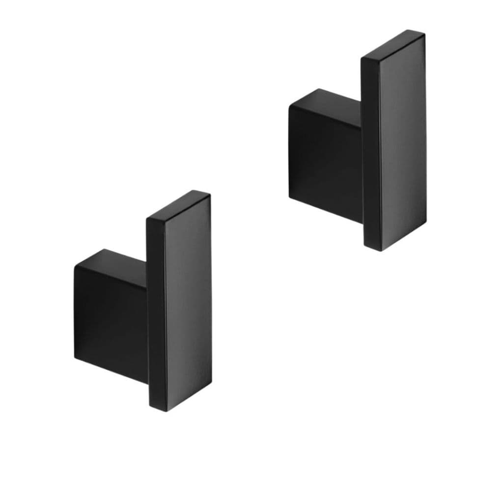 CABIDE GANCHO INOX PRETO FOSCO 2 UNIDADES