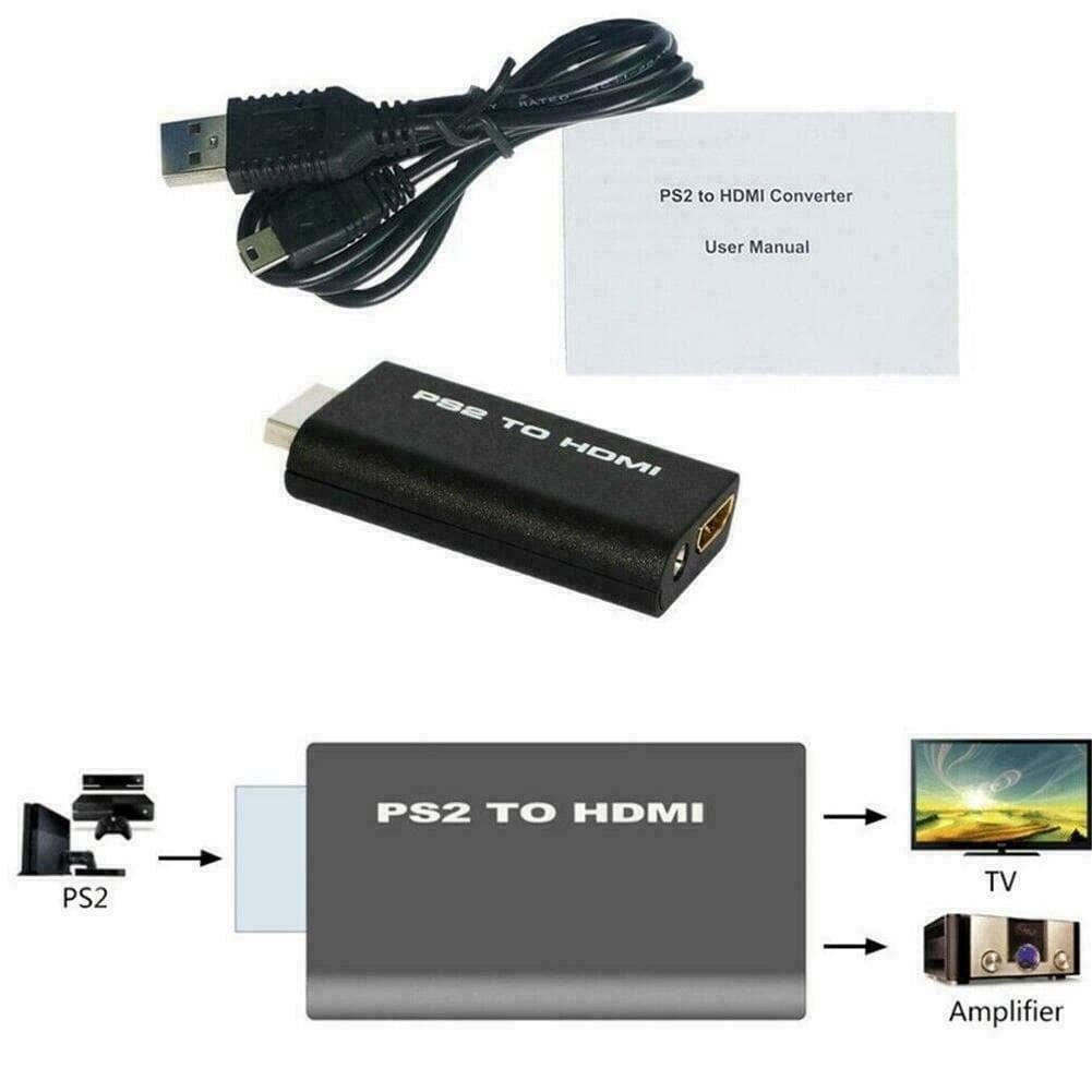 Conversor hdmi para Ps2/Ps3 audio e video Hdmi 720p/1080p