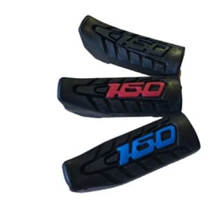 Borracha Estribo Apoio Pedaleira Dianteira Titan 160 2016 Par Personalizada