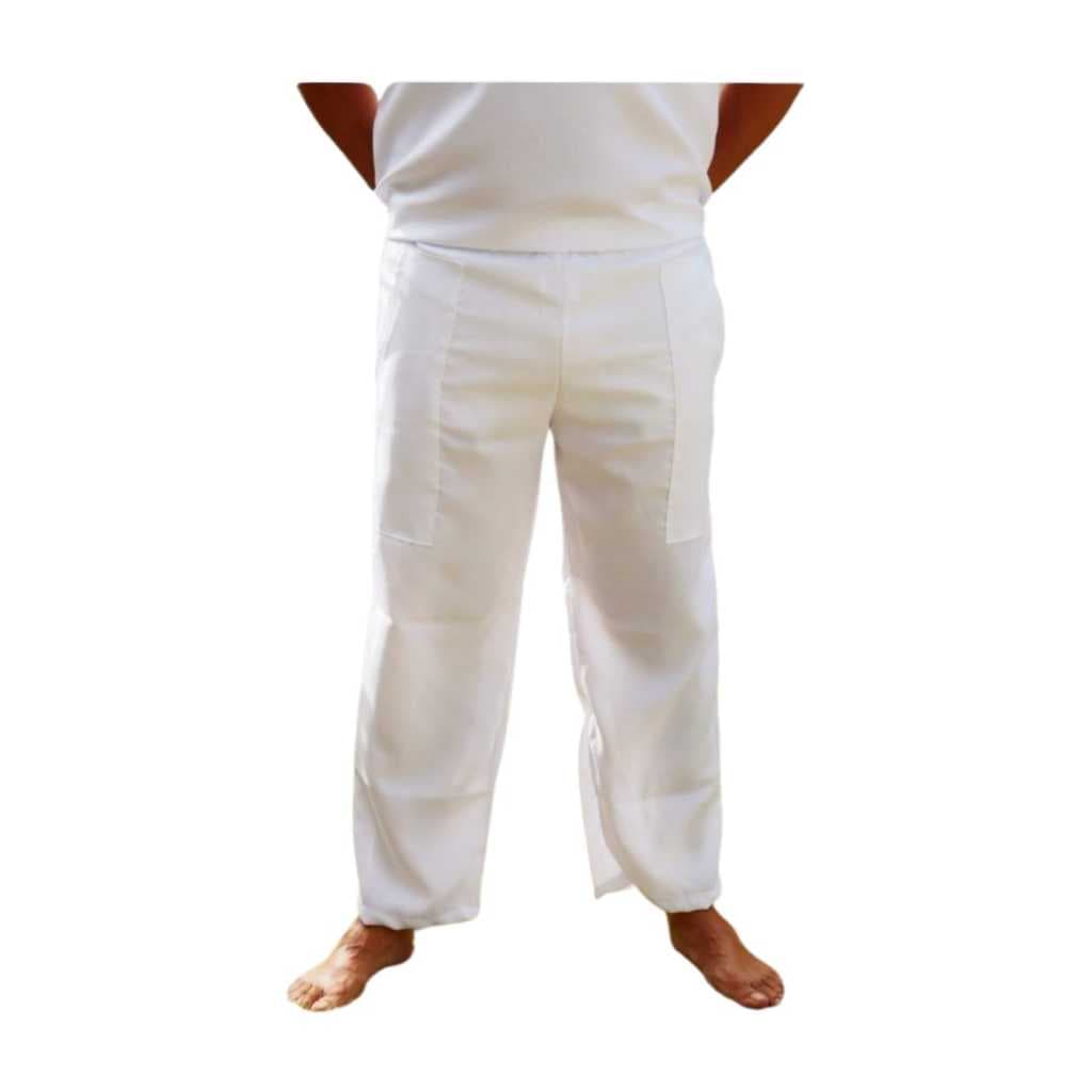 Roupa Umbanda Candomblé Calça de Ração Masculina Calça de Terreiro.
