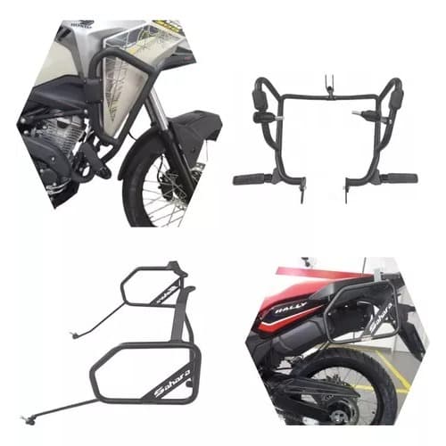 kIT Protetor De Carenagem + Afastador De Alforge Sahara 300 24/25 E 2026 chapam