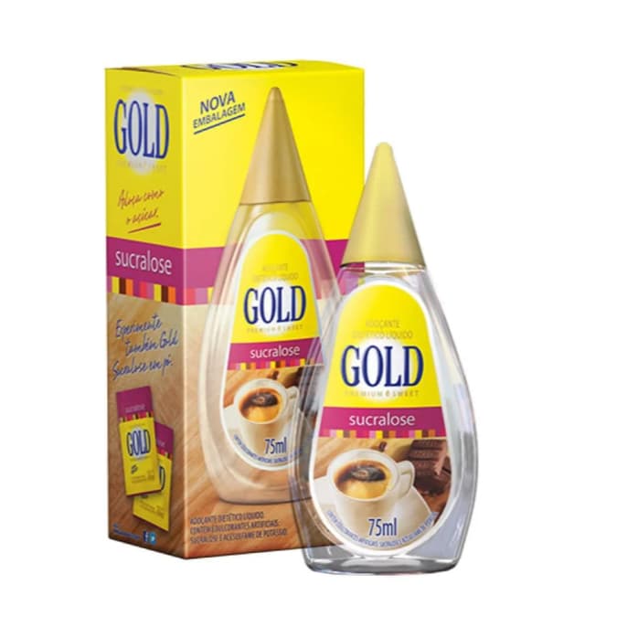 Adoçante Líquido Sucralose Gold 75ml