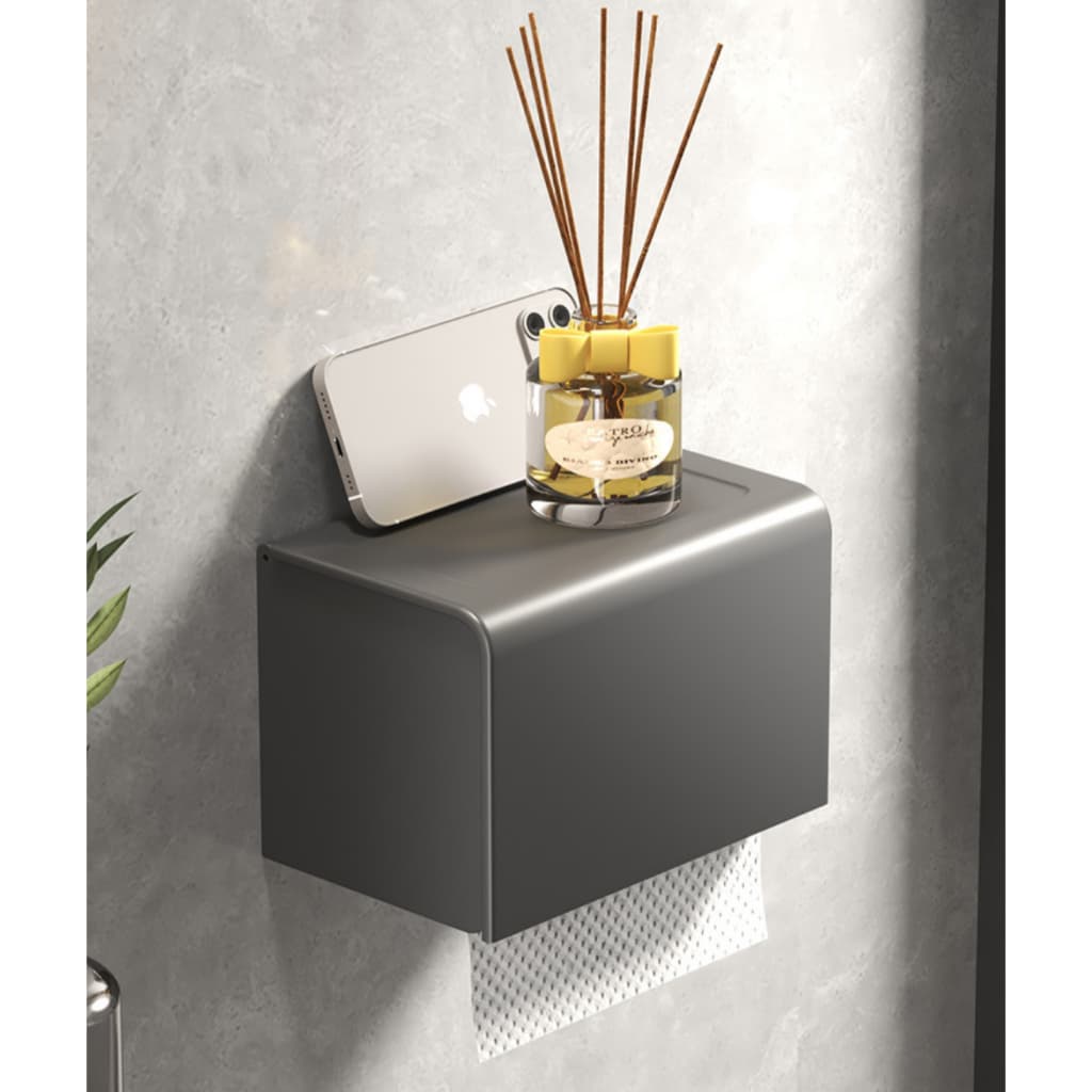 Suporte de papel higiênico e lenço, Papel Higiênico De Metal Inox Luxo