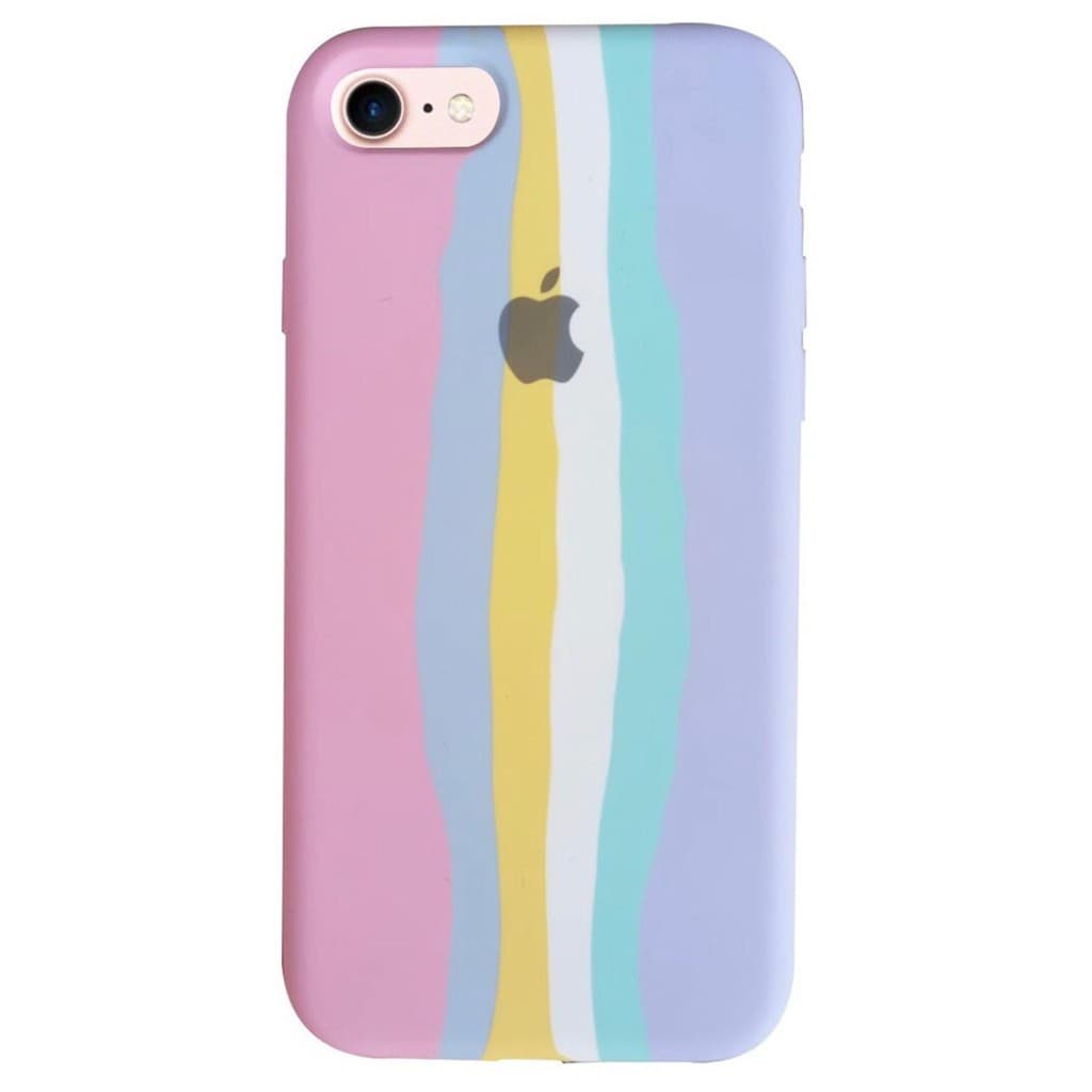 capinha Candy colors Arco íris Silicone IPhone XS / XR / 12 / 12 Pro Max