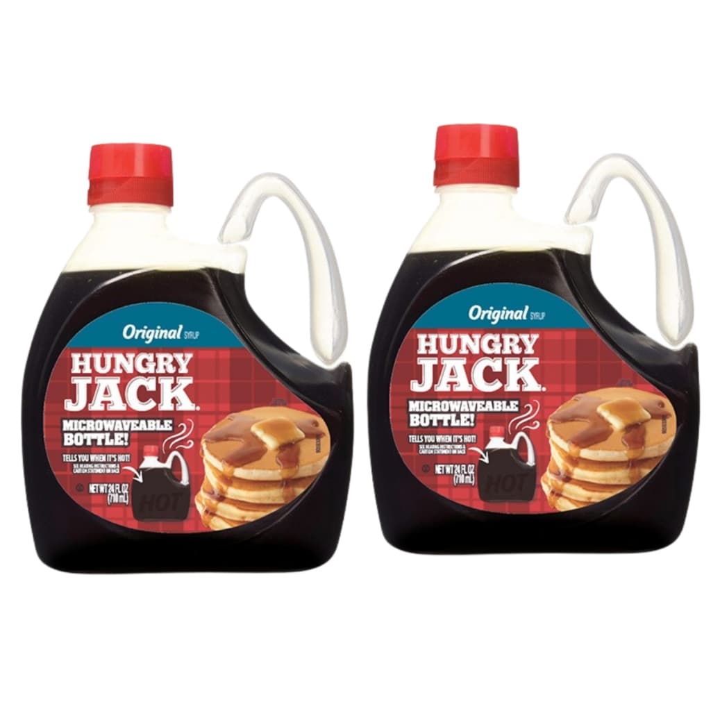 2 Calda P/ Panquecas Hungry Jack Original Syrup Galão 710ml