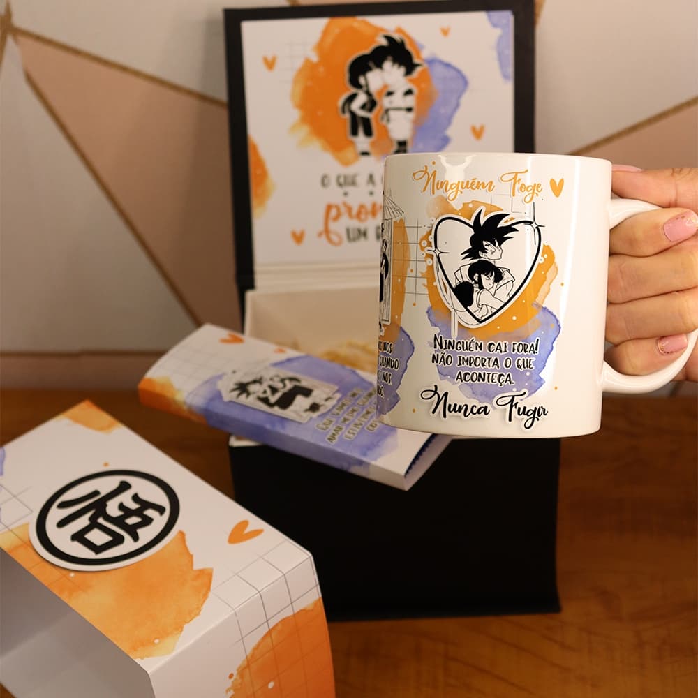 Kit Box Encanto - dragon Ball - presente personalizado dia dos namorados - presente para o mozão