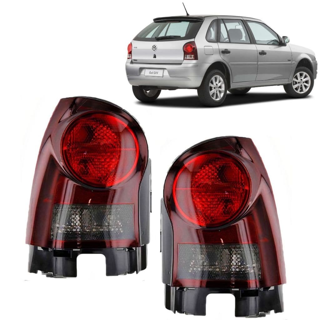 PAR LANTERNA TRASEIRA GOL POWER G4 2006 2007 2008 ATE 2011 FUME