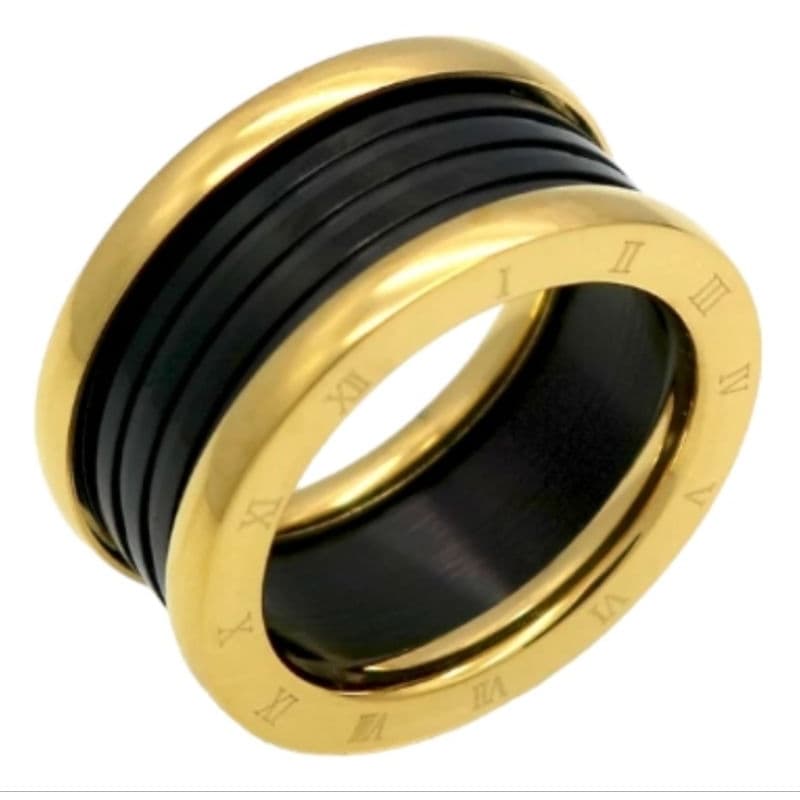 Alianças tungstênio 11mm Banho Ouro/Ródio Alta qualidade