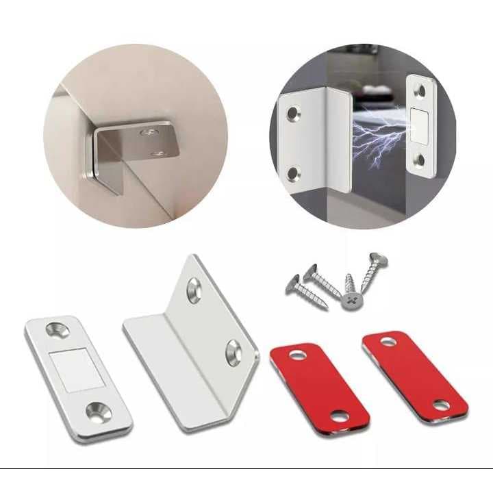 Trava Fecho Magnético para Porta de Guarda Roupa, Armário, etc