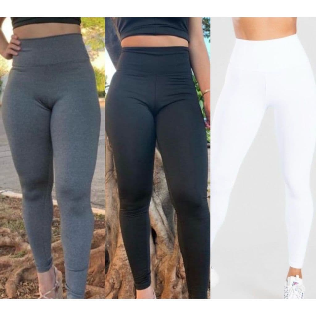 Calça feminina legging cintura alta fitness academia