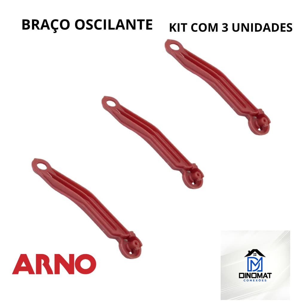 KIT COM 03 BRAÇO OSCILANTE PARA O MOTOR ARNO