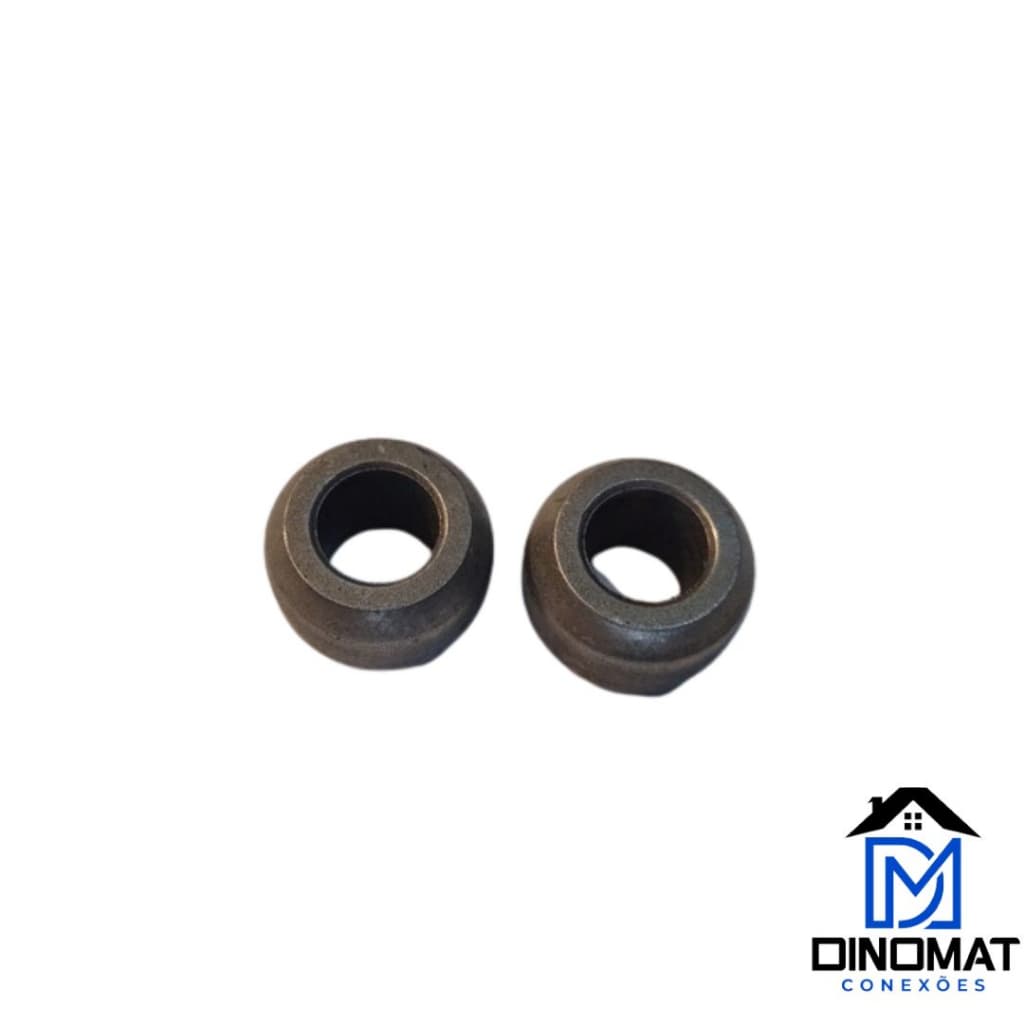 KIT com 2 Buchas Ferro para Circulador Britânia C-50 com pescoço furo 10mm