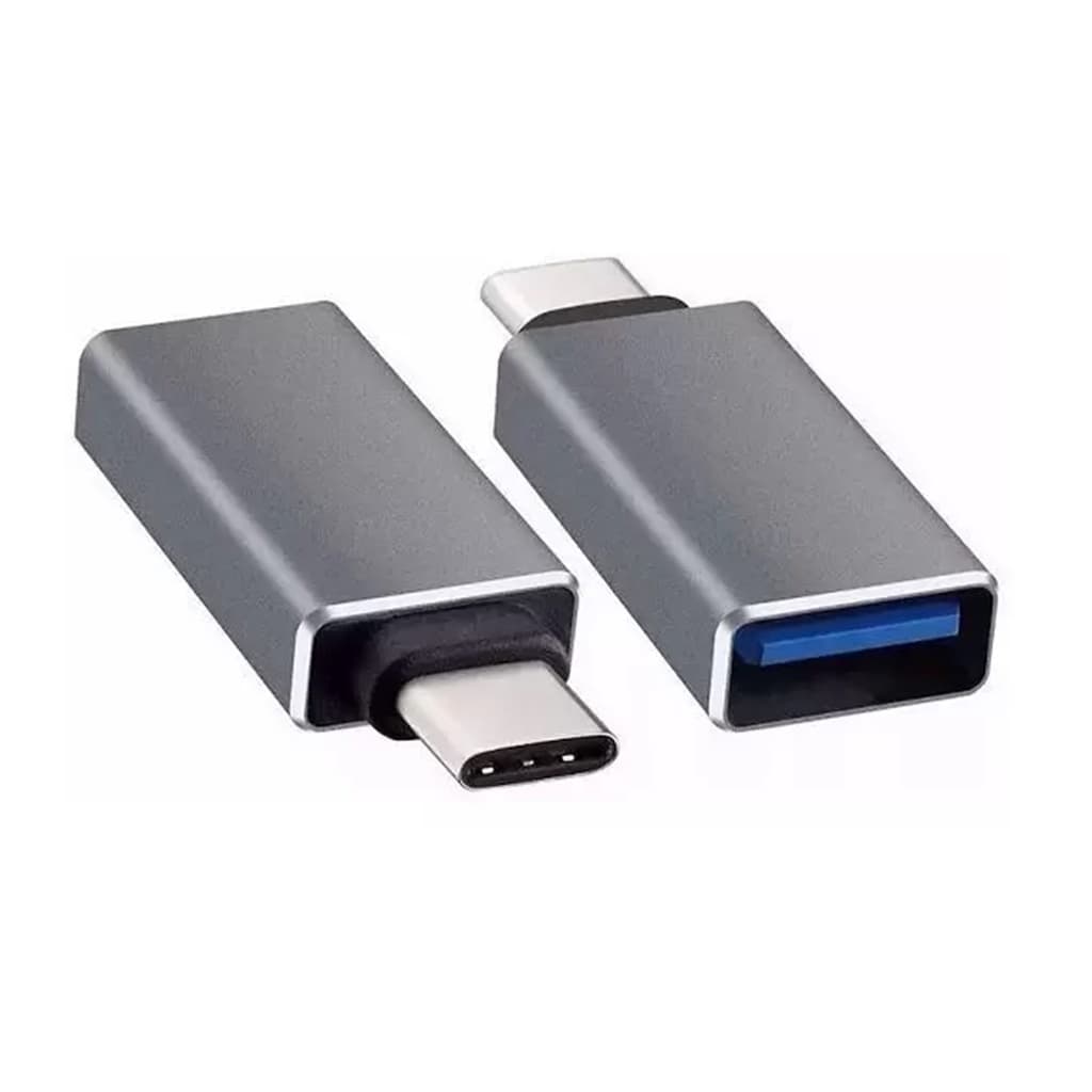 Adaptador Otg Tipo C x 3.0 Usb C Metal Cores para Smartphone Celular Tablet Pendrive Mouse Teclado