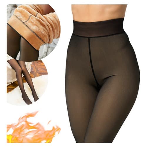 Meia Calça De Lã Térmica Quentinha Translucida Pelúcia Inverno Intenso Premium Envio Imediato