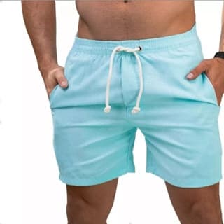 Short Bermuda Masculina em Linho