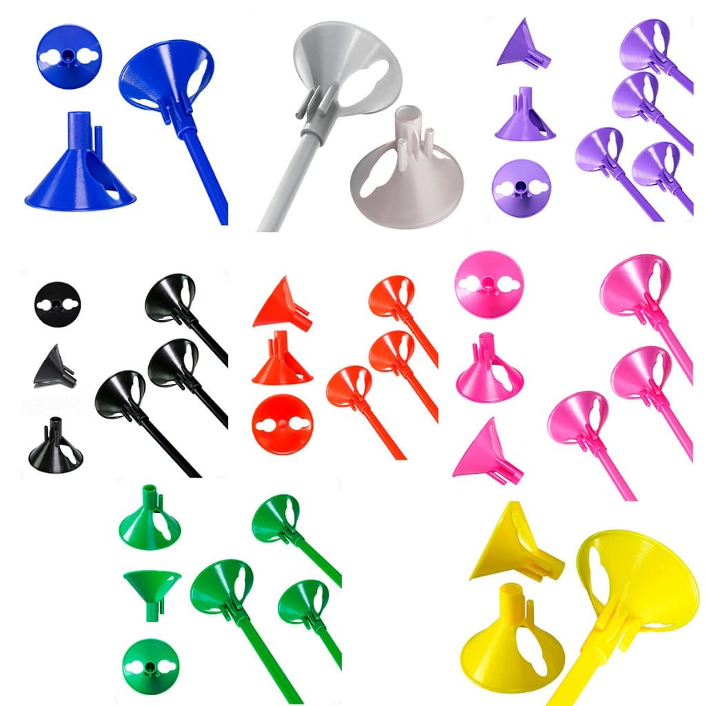 20 Suporte Vareta Pega Balão Bexiga 33cm Varias Cores