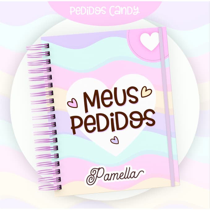 Cadernos de Pedidos – Candy- Encadernação