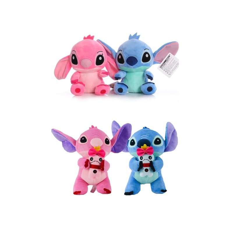 boneco pelucia Lilo e stitch Angel pelúcia 20cm