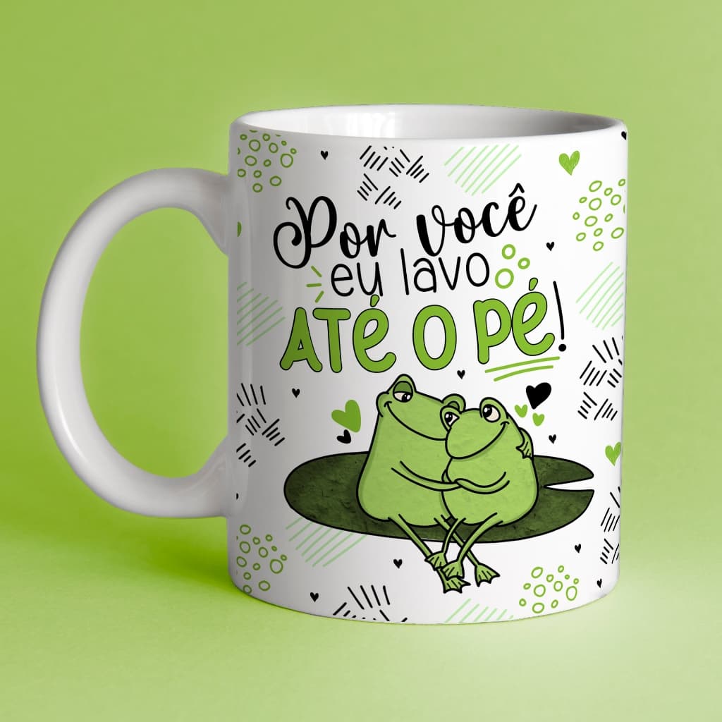 Caneca Dia dos Namorados Presente Amor Perfeito Namorada Casal - 325ml