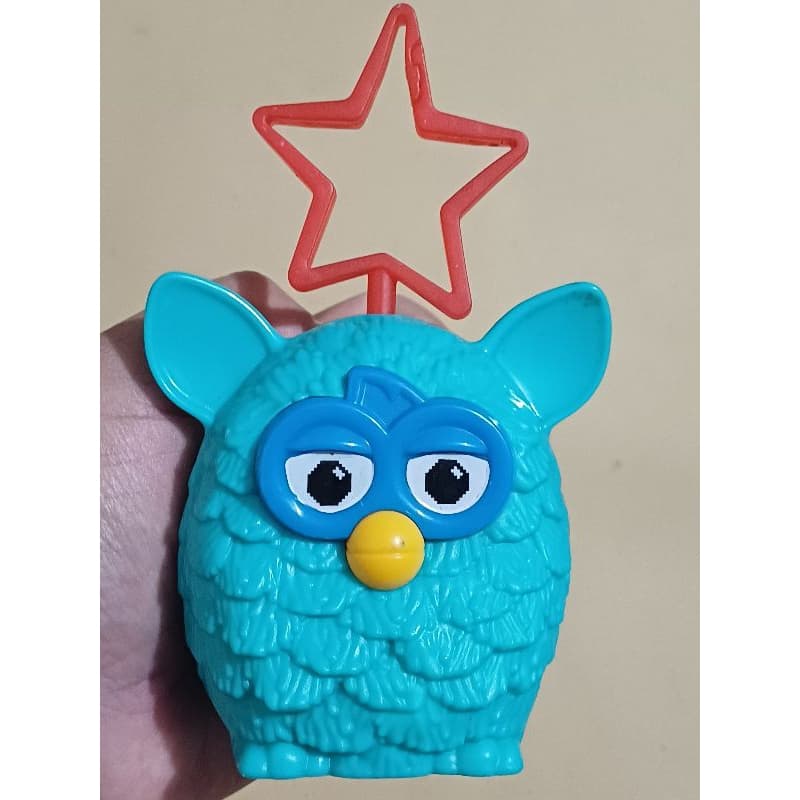 coleção furby mc donalds - azul