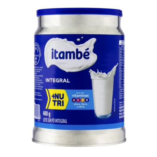 Leite em Pó Itambé Integral Lata 380g