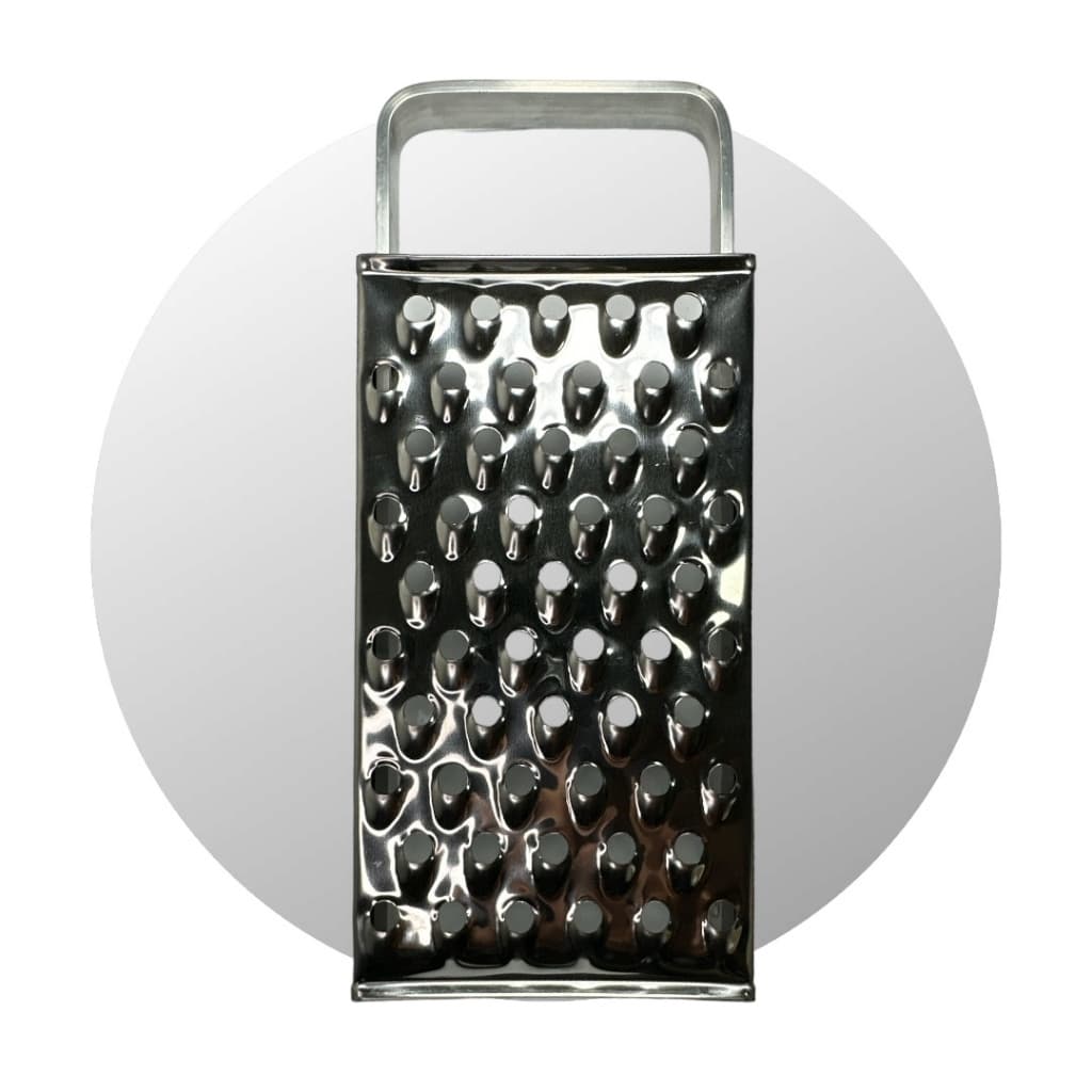 Ralador Pequeno De Queijo Escama Grossa Retangular Inox