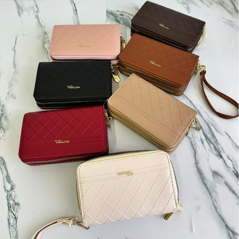 Carteira Feminina Com Bolsa PU Carteiras
