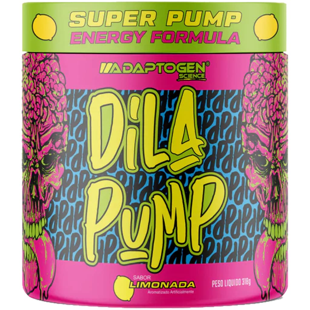 Dila Pump Adaptogen Pré Treino Sem Cafeina 318g Vasodilatador
