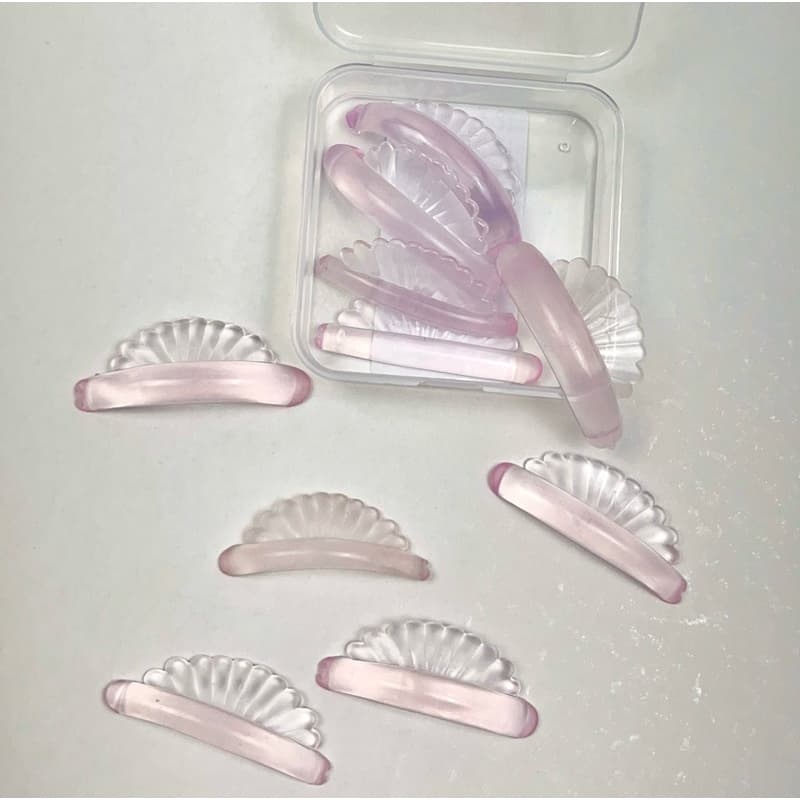 Molde Lash Lifting Curvatura Shine Autocolante Anatomico Concha
