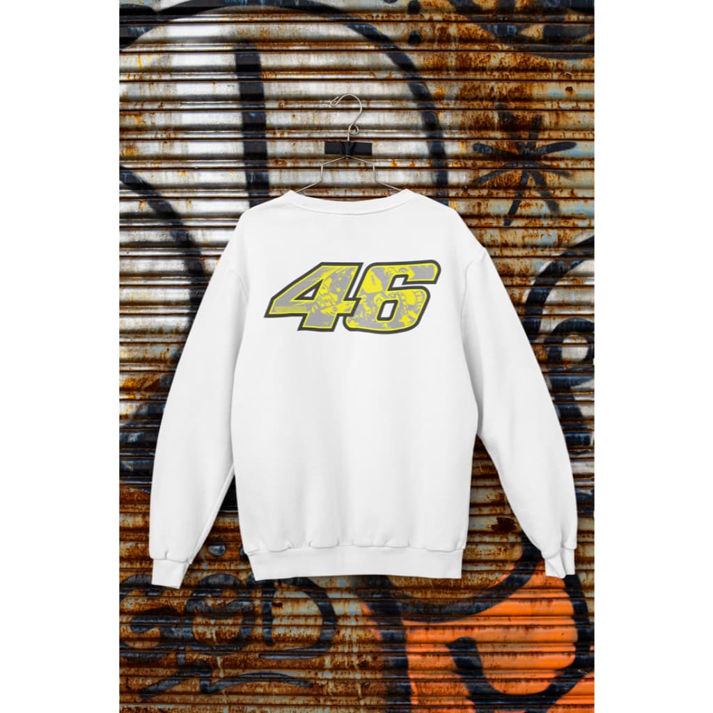 Moletom Sueter Gola Redonda Moto GP 46 Unissex