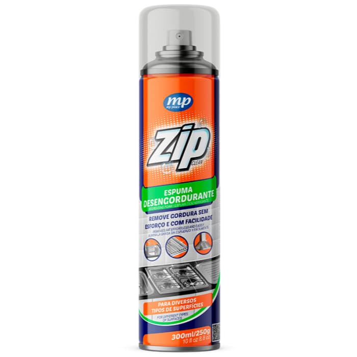 ESPUMA DESENGORDURANTE ZIP CLEAN SPRAY 300ML