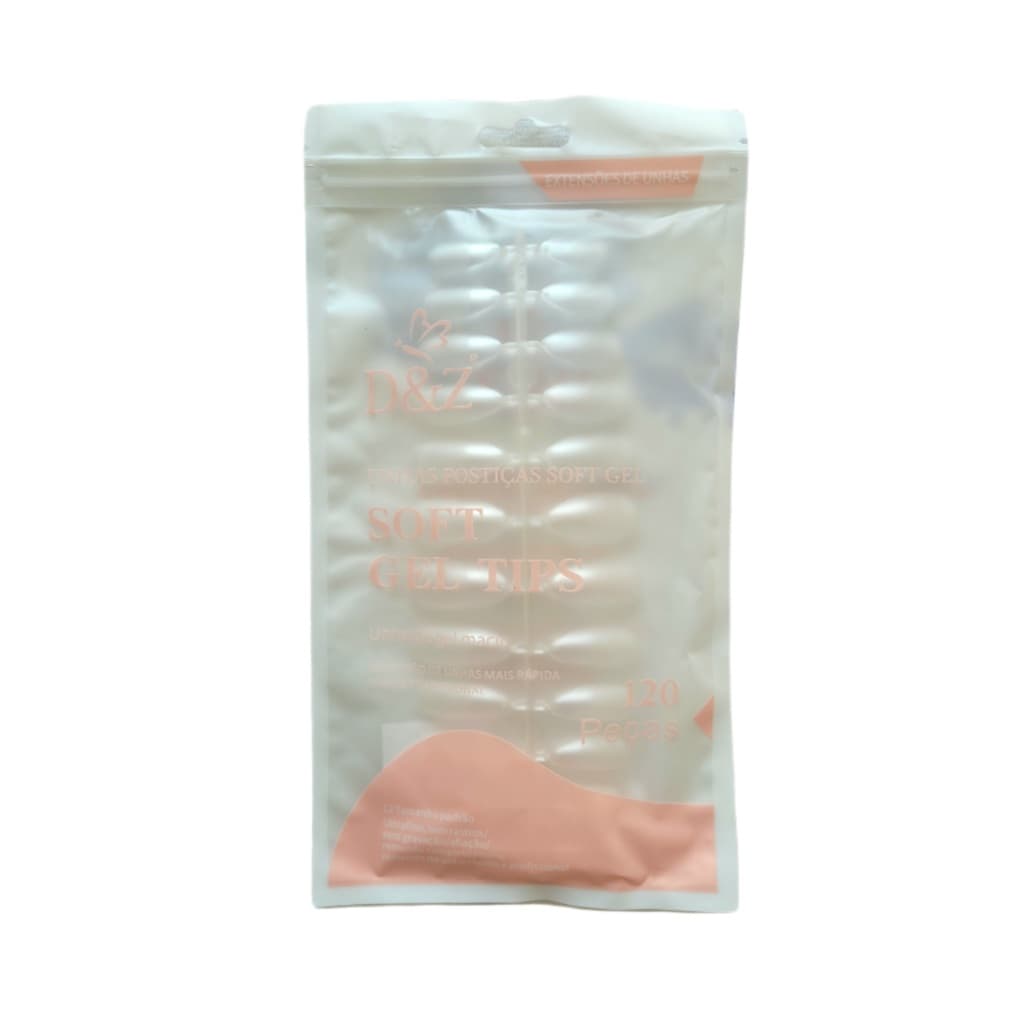 SOFT GEL d&z Pacote 120 peças Tip ou postiça unha alongamentos de Unhas