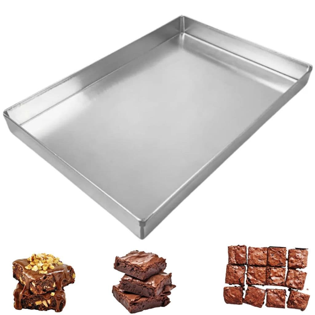 Forma Assadeira Para Brownie Quadrada 3 Cm De Altura - 40x30
