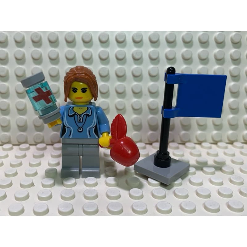 Lego City MOC minifigura garota personal trainer 11 peças novas Lego original