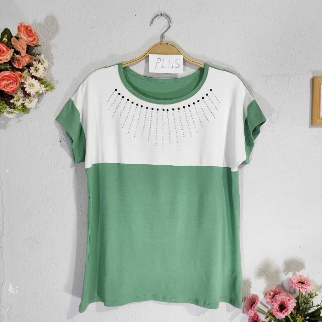 Novas camisetas femininas plus size