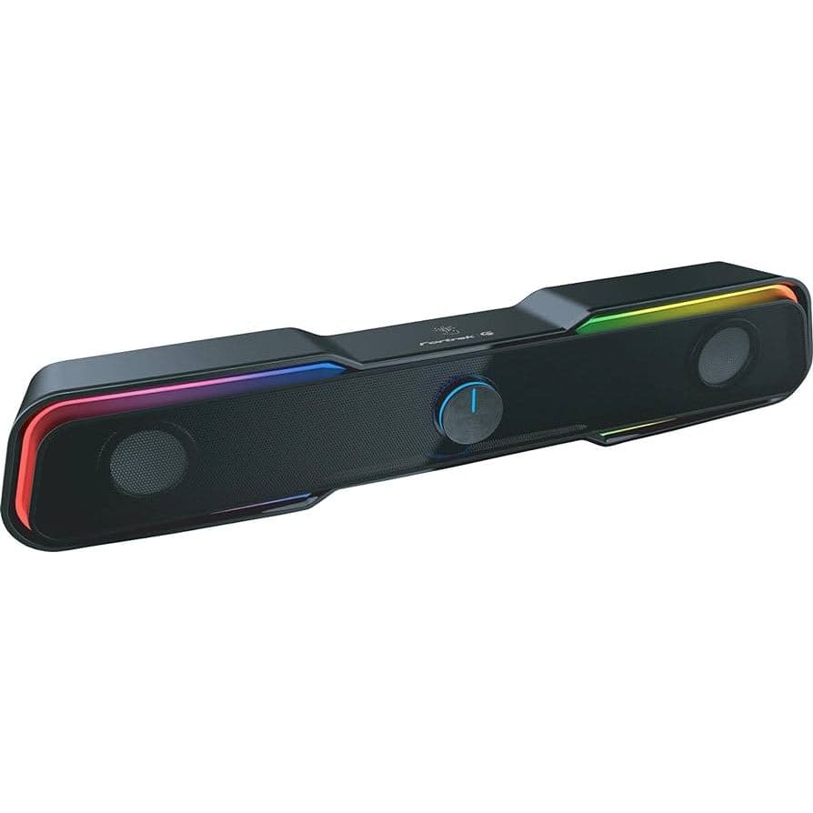 Caixa De Som Soundbar Gamer 6w Led Pc Black Hawk Fortrek